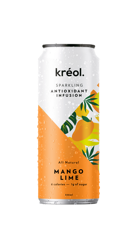 Kreol - Antioxidant Sparkling Mango Lime 330ml x 12