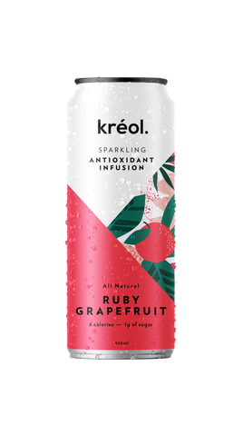 Kreol - Antioxidant Sparkling Ruby Grapefruit 330ml x 12
